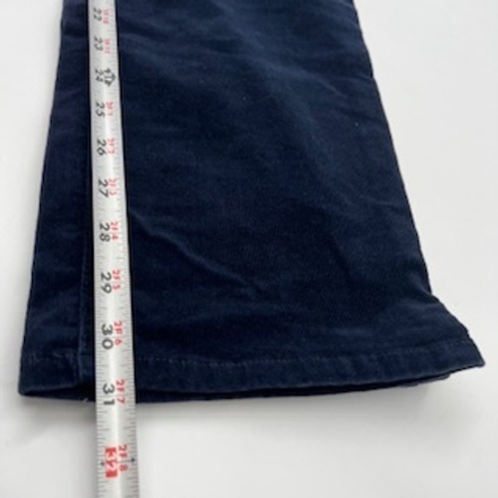 Lauren Ralph Lauren Navy Blue Corduroy Classic Straight Leg Pants Womens Size 10 - Picture 8 of 13